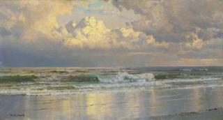 William Trost Richards - Beach at Atlantic City
