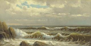 William Trost Richards - Crashing Surf