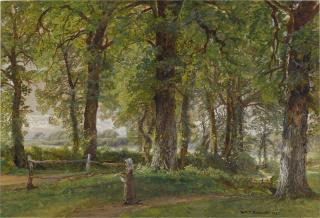 William Trost Richards - English Country Road