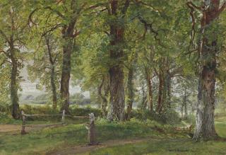 William Trost Richards - English Country Road