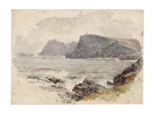 William Trost Richards - Glen Head, County Donegal, Ireland