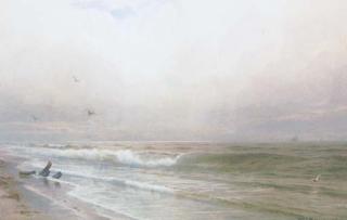 William Trost Richards - Homage To The Sea