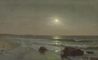 William Trost Richards - Moonlight