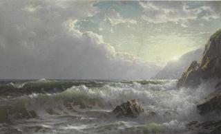 William Trost Richards - Off the Coast of Cornwall