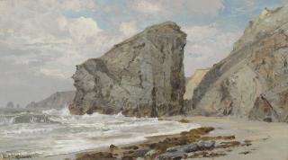 William Trost Richards - Rocky Promontory