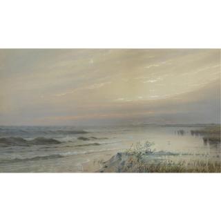 William Trost Richards - South Jersey Coastal Scene