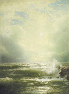 William Trost Richards - Sunlit Wave