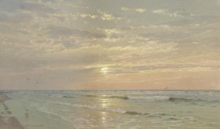 William Trost Richards - Sunrise, Atlantic City