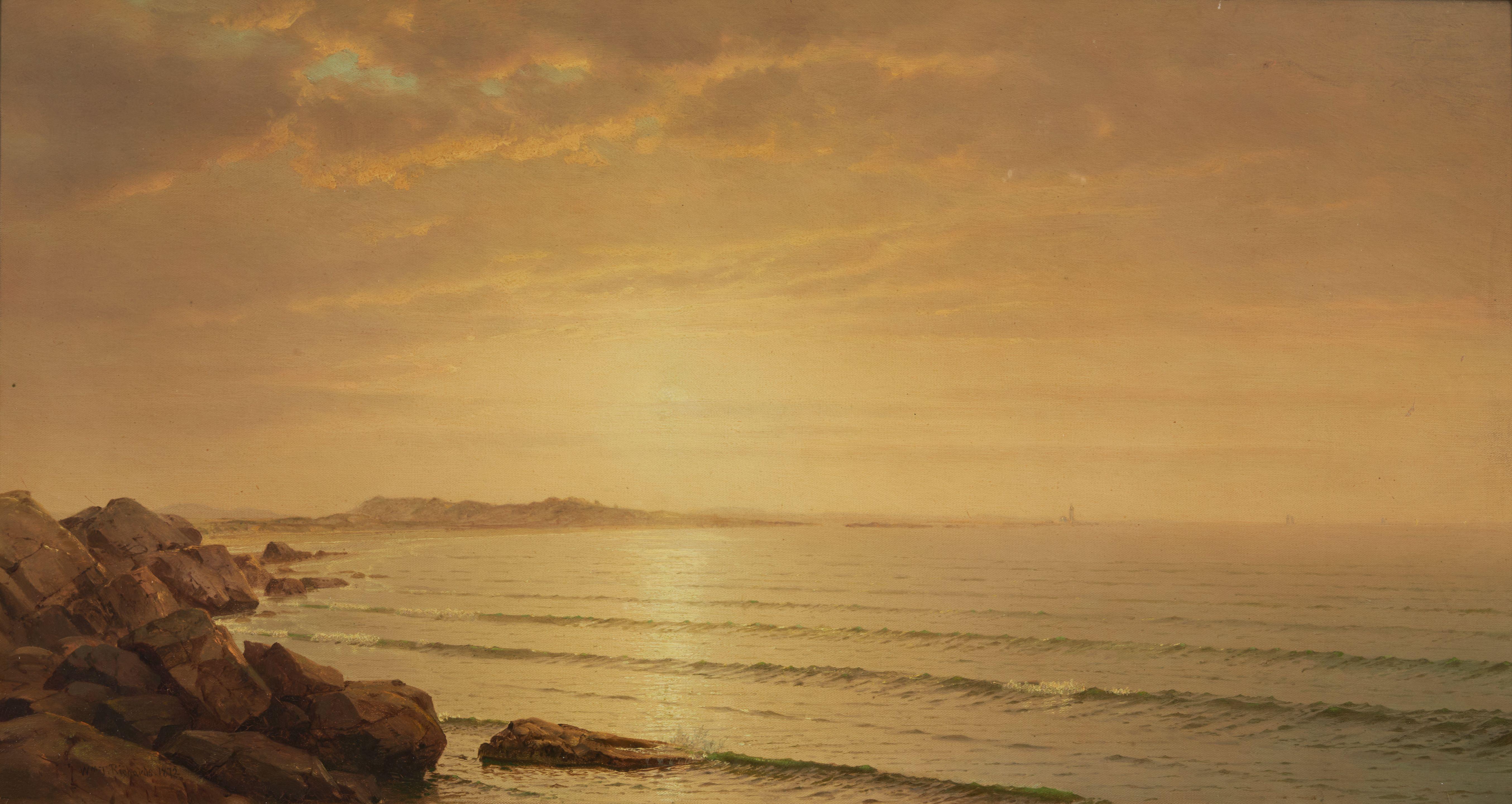 William Trost Richards - Sunrise Seascape