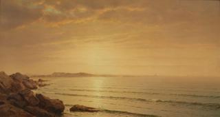 William Trost Richards - Sunrise Seascape