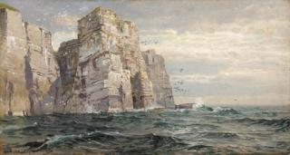 William Trost Richards - The Bird Stacks