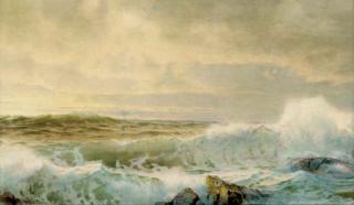 William Trost Richards - The Breakers
