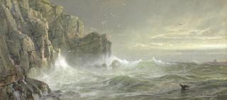 William Trost Richards - The Coast of Cornwall