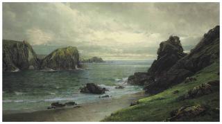 William Trost Richards - Yellow Carn of Cornwall