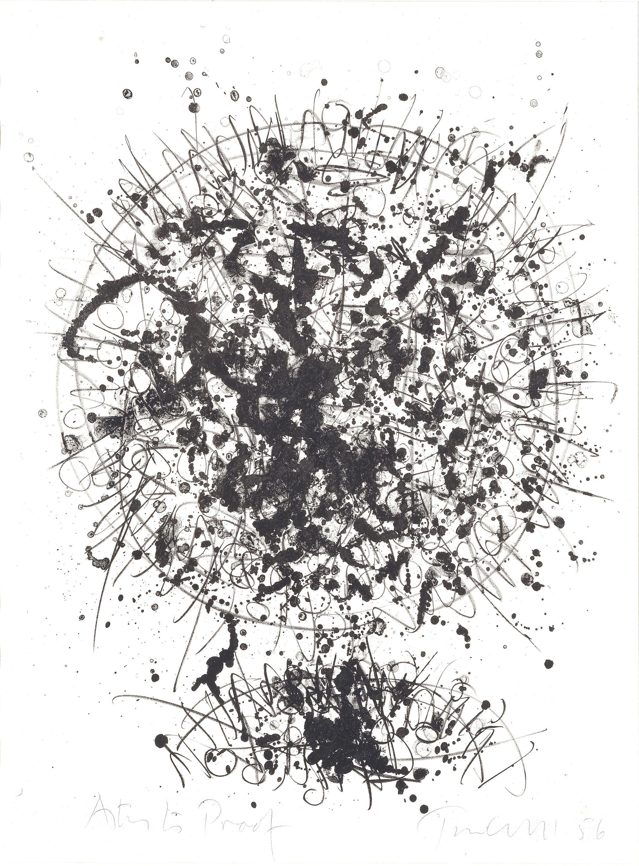 William Turnbull - Calligraphic Head