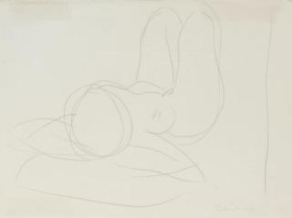 William Turnbull - Reclining Nude