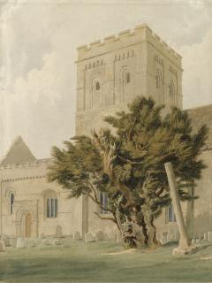 William Turner Of Oxford O.W.S - Iffley Church, Oxford