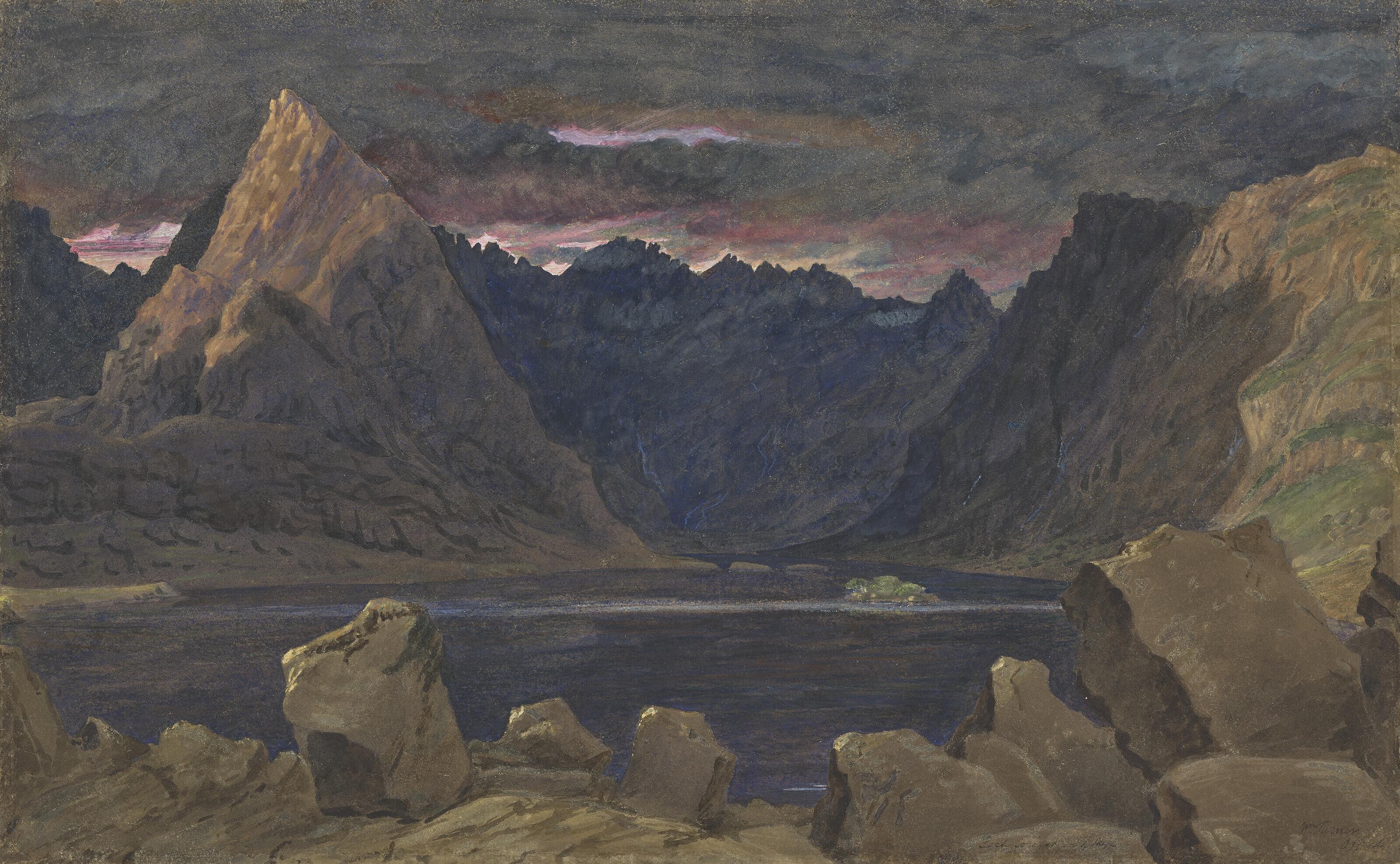 William Turner of Oxford, O.W.S. - Loch Coruisk, Isle of Skye