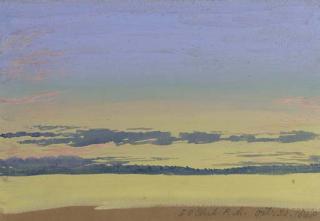 William Turner Of Oxford, O.W.S. - Stratus Clouds, Evening