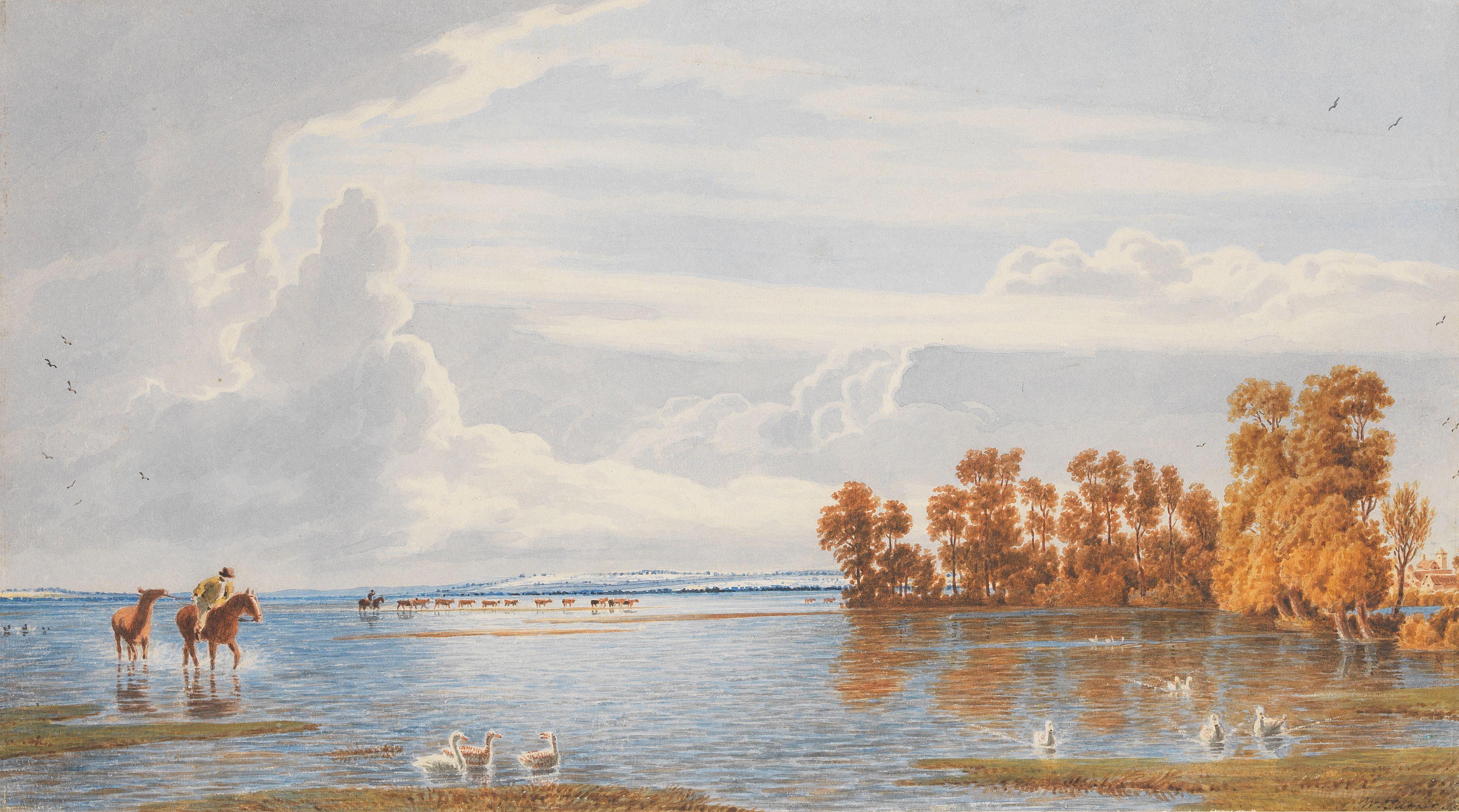William Turner Of Oxford OWS - Floods at Otmoor