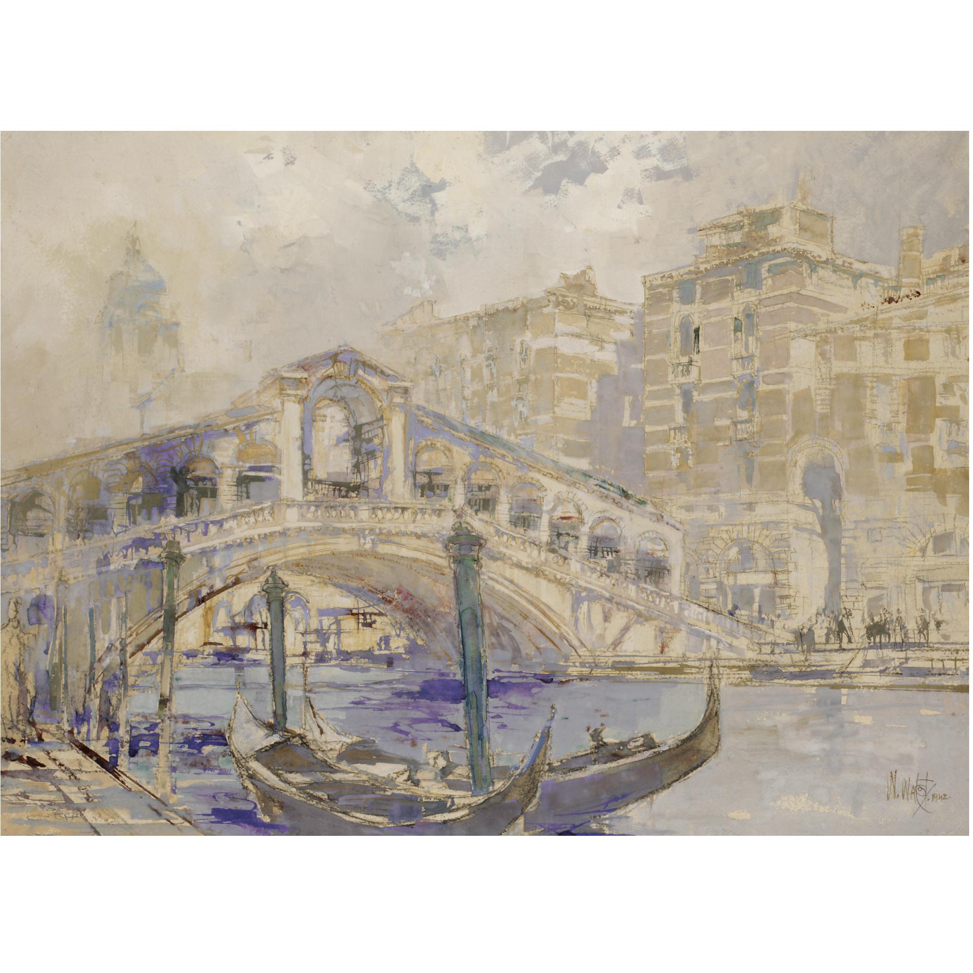 William Walcot R.B.A., R.E. - The Rialto, Venice