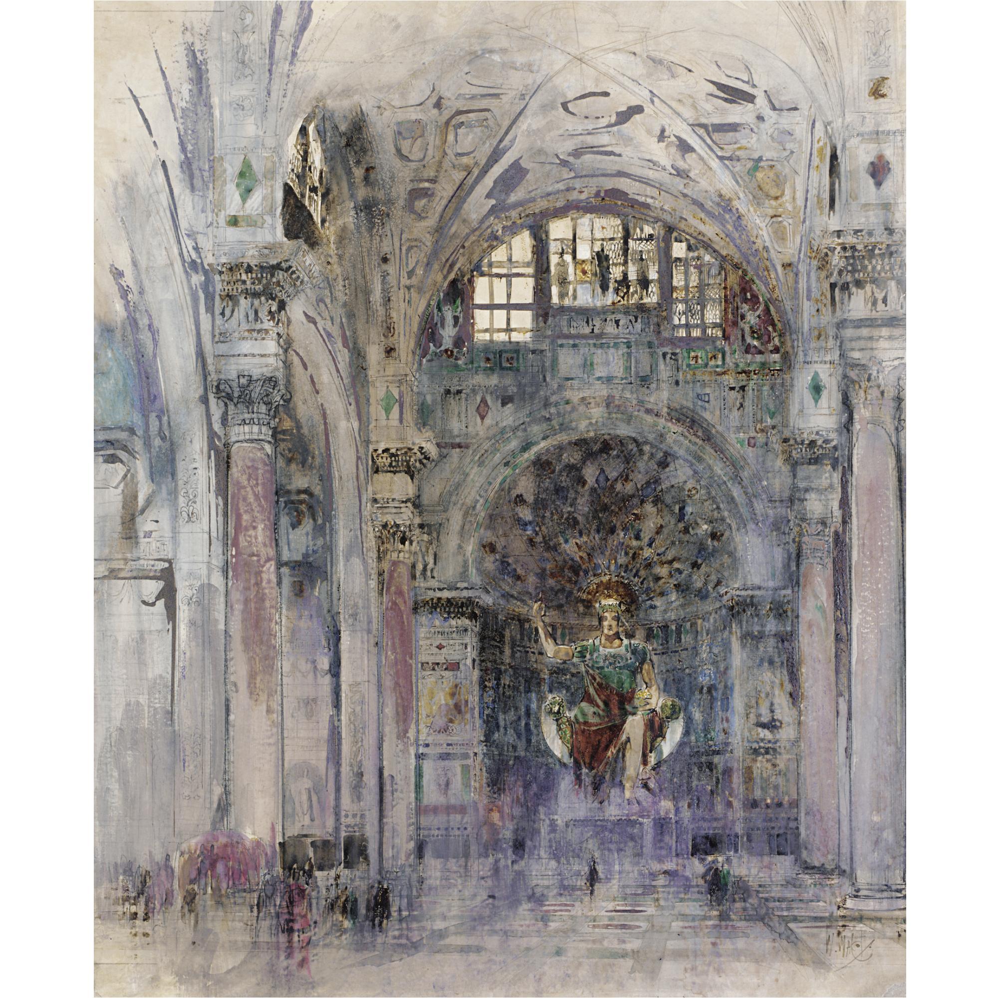 William Walcot R.B.A., R.E. - The Temple Of Mithras