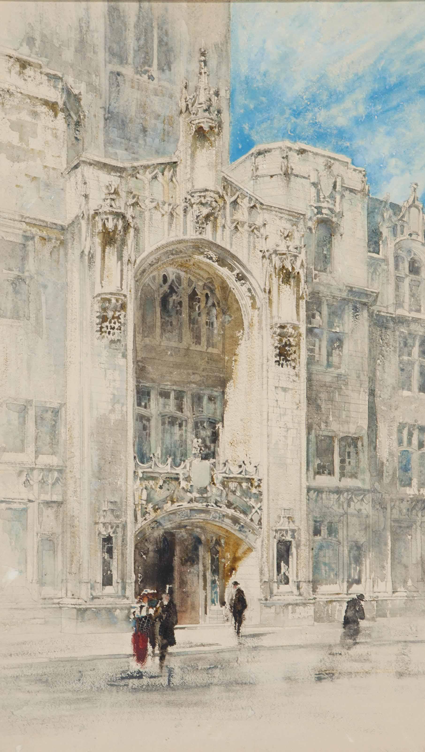 William Walcot - The Entrance To The Guild Hall