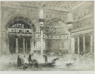 William Walcot - The Frigidarium of the Baths of Caracalla