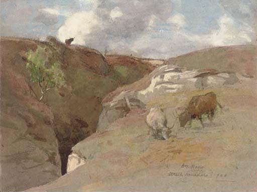 William Walls, R.S.A., R.S.W. - In Strath Harradale (Illustrated); And A Scottish River Landscape