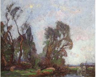 William Watt Milne - Watering