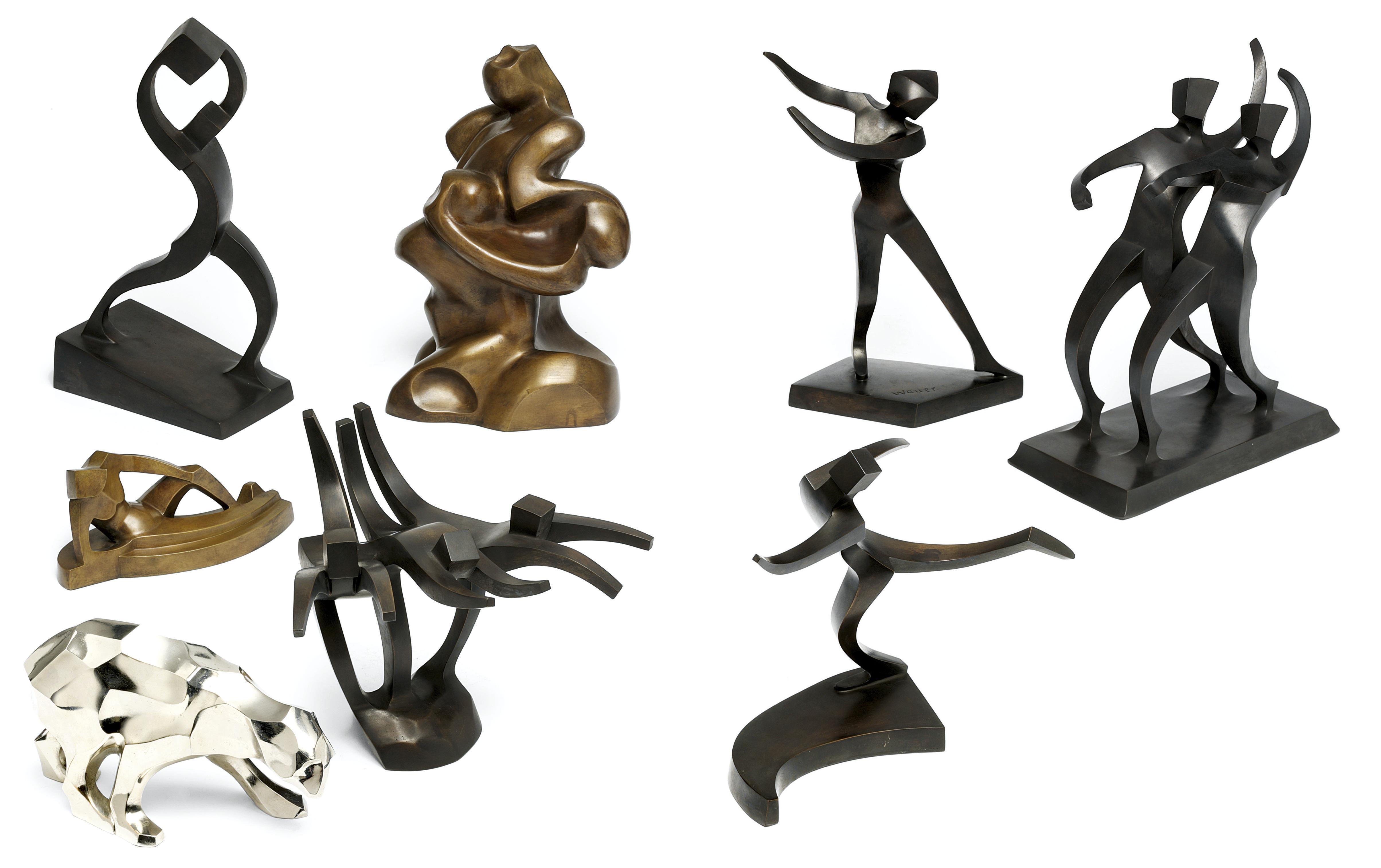 William Wauer - 24 sculptures (8 illustrated)