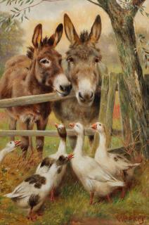 William Weekes - \'The meeting of the savants\'