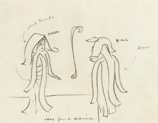 William Wegman - King and Queen