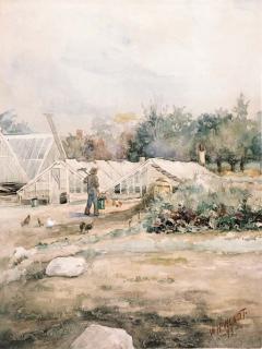 William Wendt - A Northern Garden