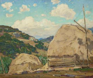 William Wendt - Farmyard Corner