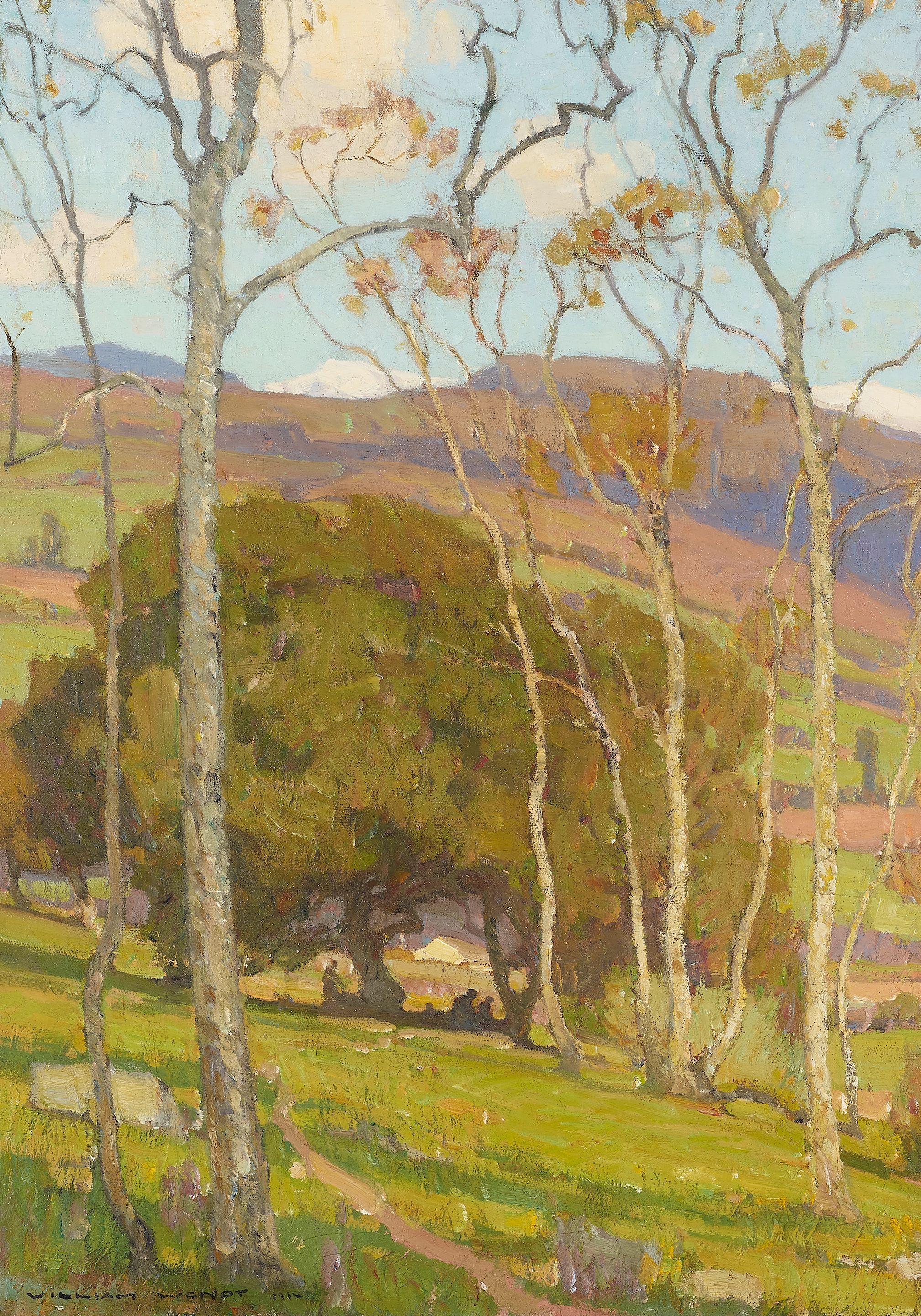 William Wendt - Figures in the Shade of a Tree