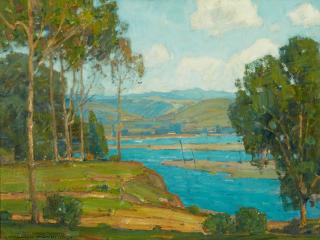 William Wendt - Laguna Landscape, Irvine Cove