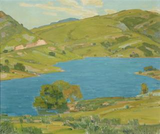 William Wendt - Lake in the Hills
