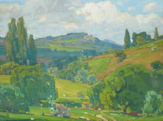 William Wendt - Showery Day