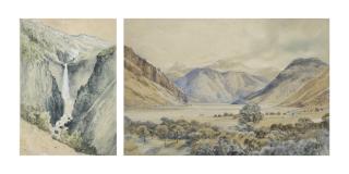 William West - A view of the Rjukanfossen waterfall in Telemark, Norway