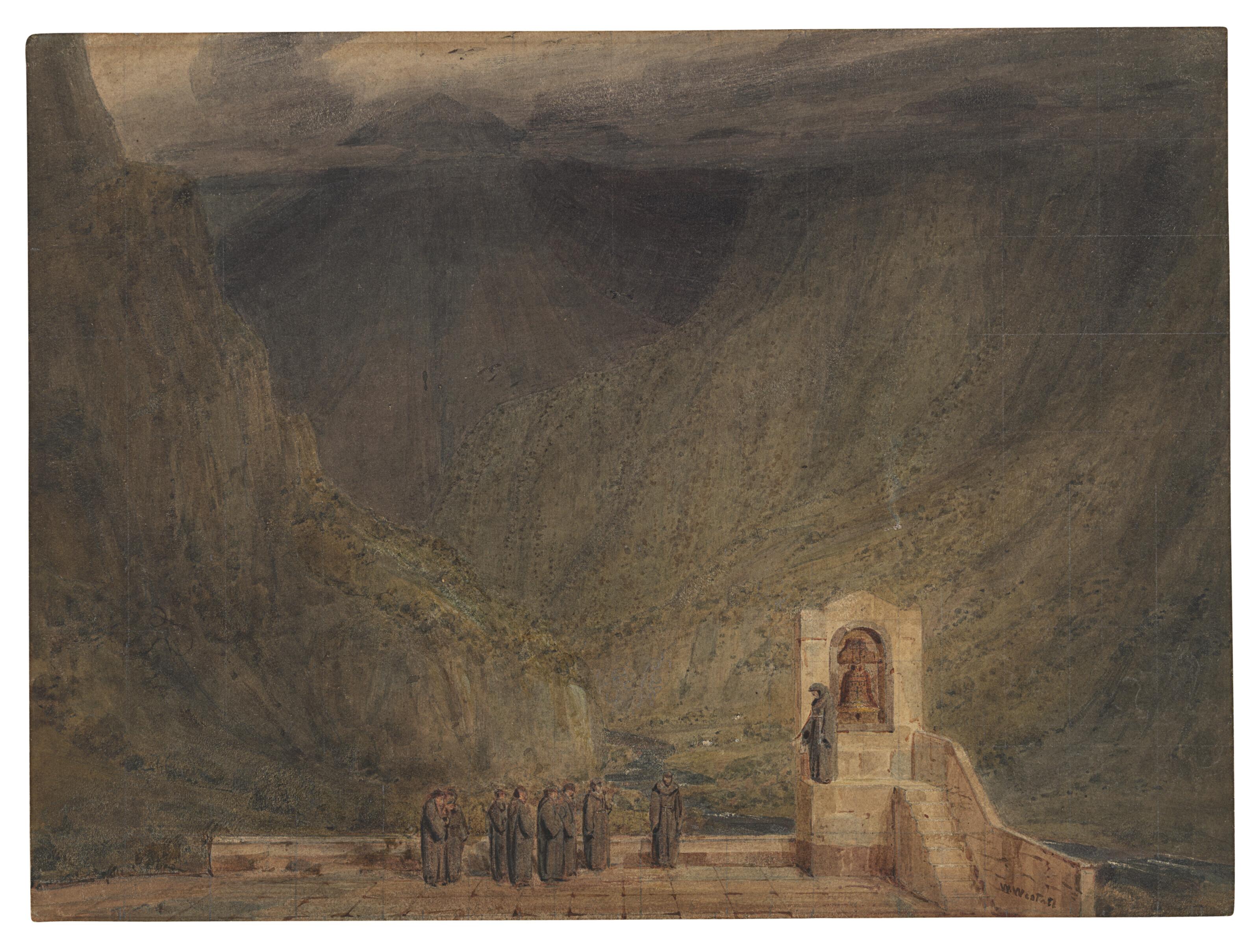William Westall, A.R.A. - Monks of Santa Croce, Madeira