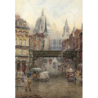 William Wiehe Collins - St Paul\'S And Ludgate Hill, 1917