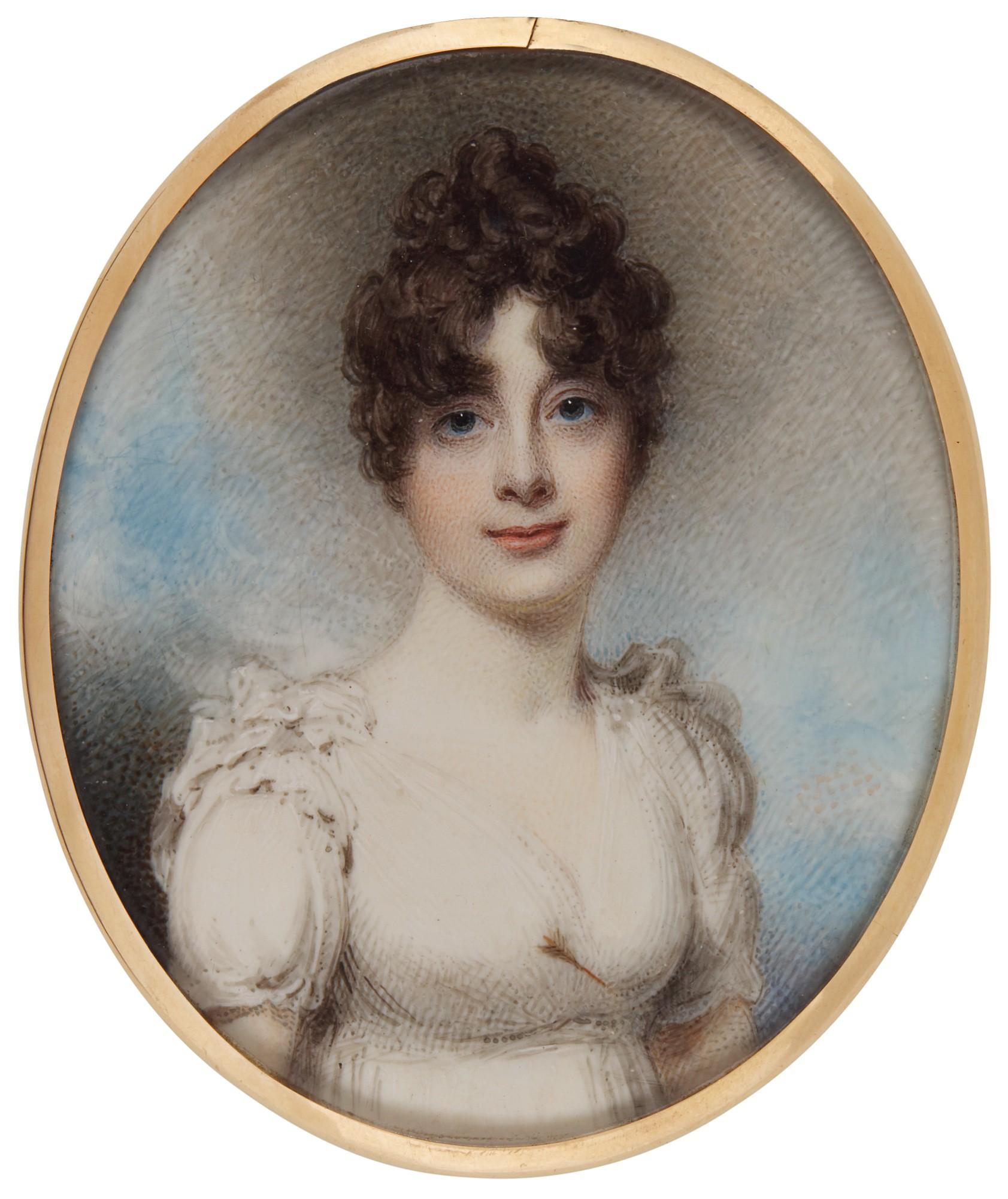 William Wood - Portrait Of A Lady, Circa 1805