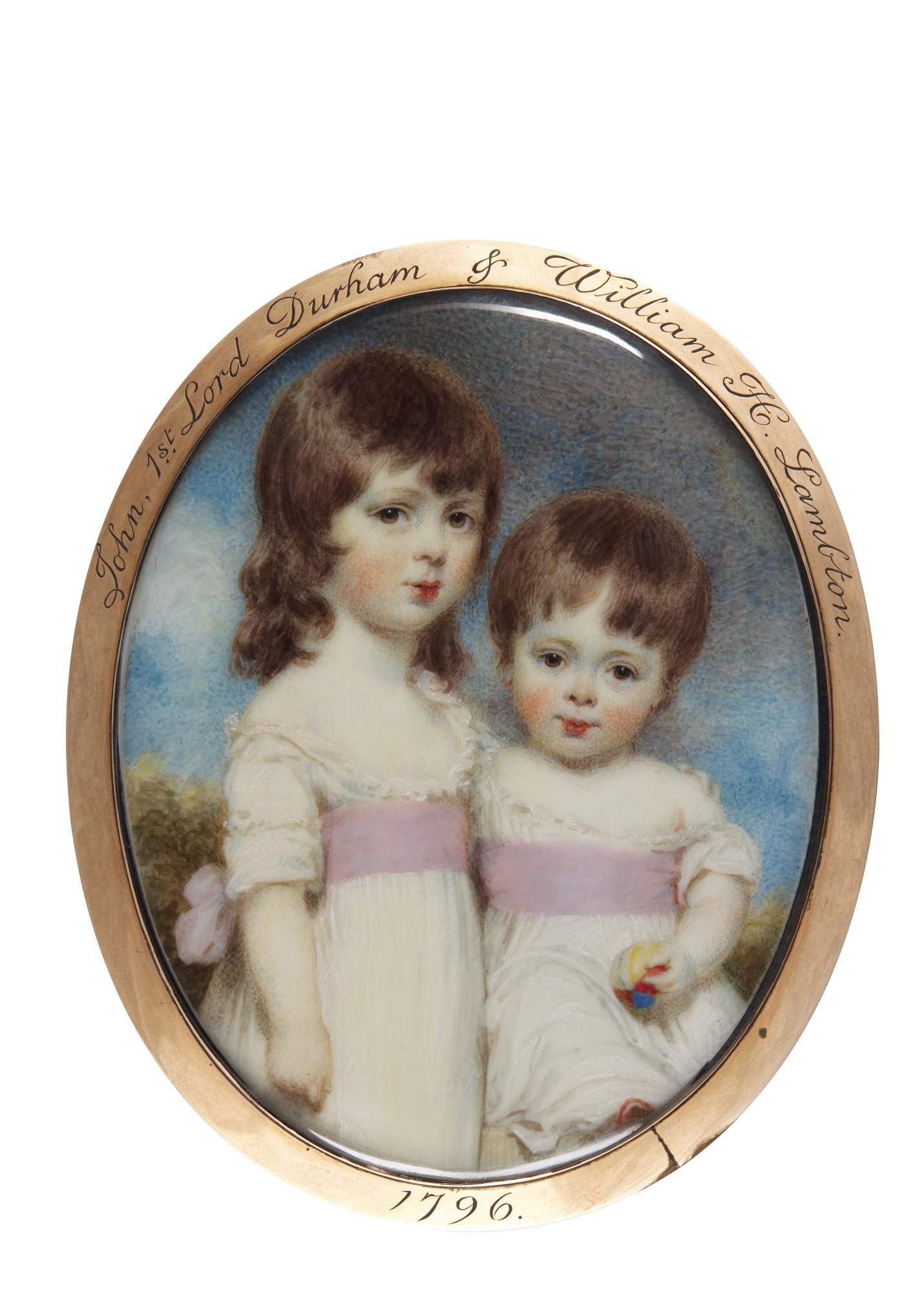 William Wood - Portrait Of John Lambton, Later 1St Earl Of Durham (1792-1840) And His Brother William Henry Lambton (1793-1866), 1795