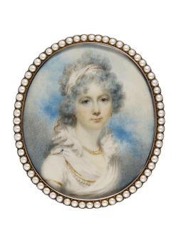 William Wood - Portrait Of Lavinia, Countess Spencer (1762-1831)