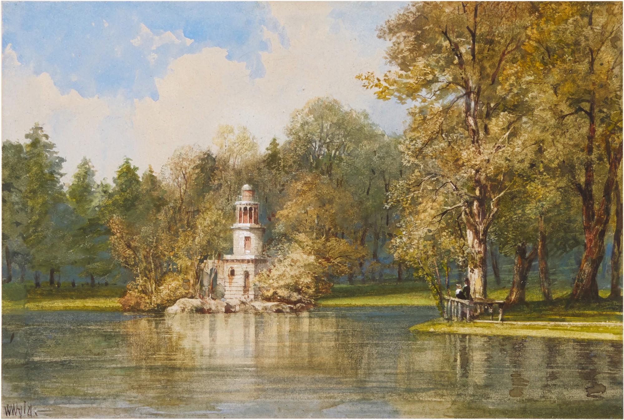 William Wyld, R.I. - Le Petit Trianon, Versailles