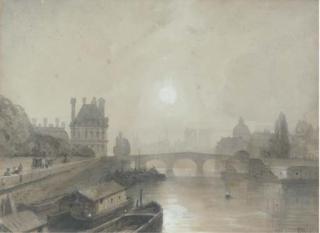 William Wyld, R.I. - Views of Paris from the Seine