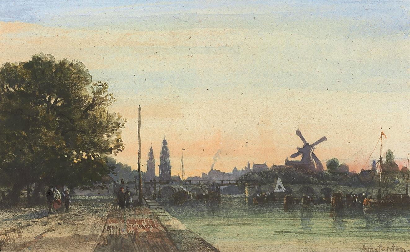 William Wyld - View of Amsterdam, Netherlands