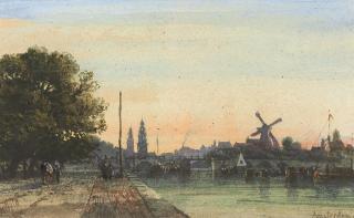 William Wyld - View of Amsterdam, Netherlands