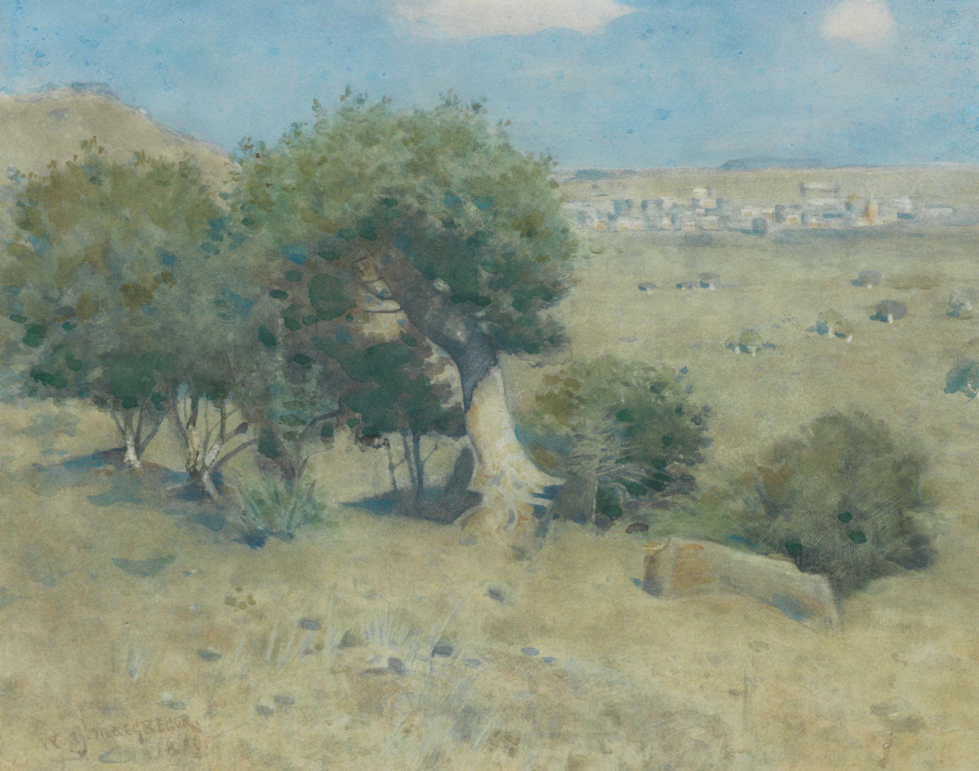 William York Macgregor RSA RSW - Sunlit landscape